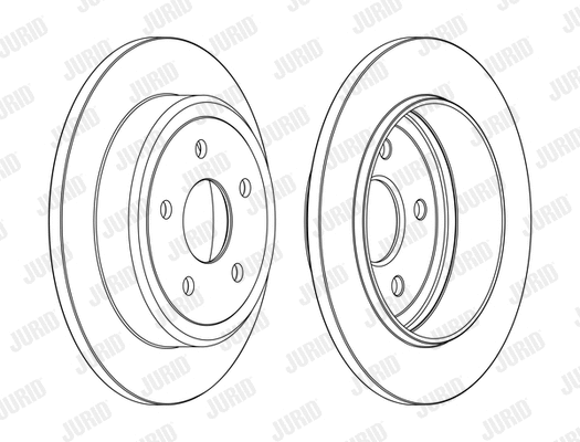 562855JC JURID Тормозной диск (фото 1)