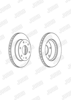 562861JC JURID Тормозной диск (фото 1)