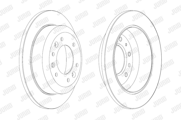562869JC JURID Тормозной диск (фото 1)