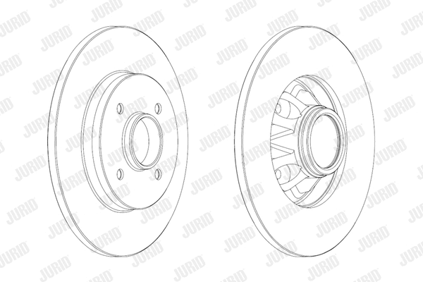 562937JC-1 JURID Тормозной диск (фото 1)