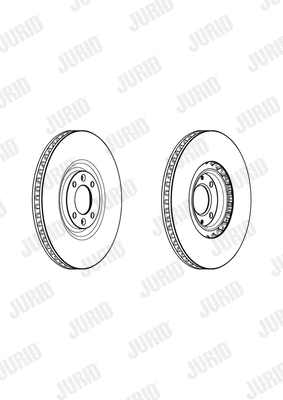 562942JC JURID Тормозной диск (фото 1)