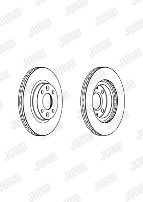 562960JC-1 JURID Тормозной диск (фото 1)