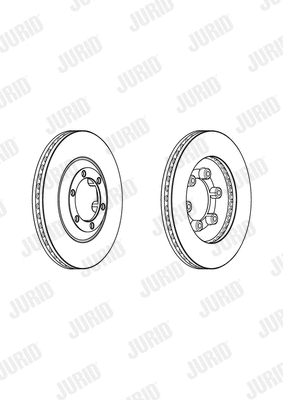 562962JC-1 JURID Тормозной диск (фото 1)