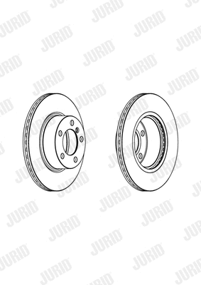 562976JC JURID Тормозной диск (фото 1)