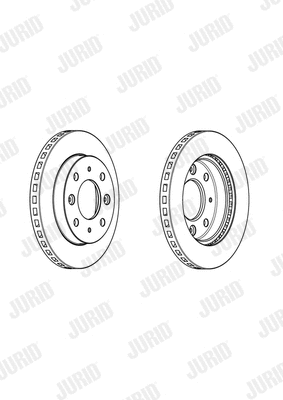 562977JC JURID Тормозной диск (фото 1)