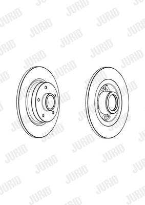 562981JC-1 JURID Тормозной диск (фото 1)