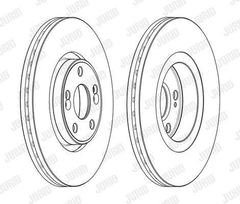 562999JC JURID Тормозной диск (фото 1)