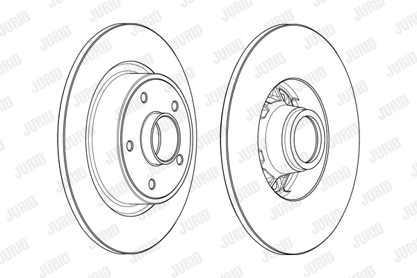 563004J-1 JURID Тормозной диск (фото 1)