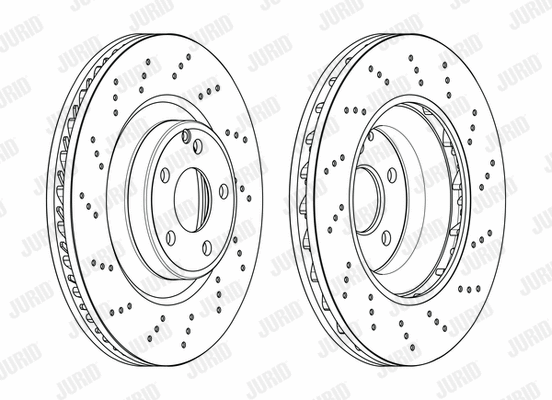563016JC-1 JURID Тормозной диск (фото 1)