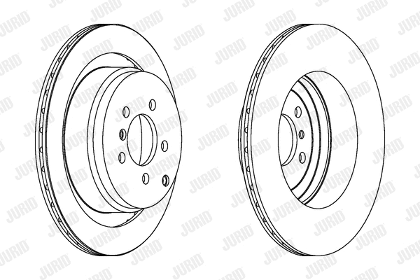 563023JC-1 JURID Тормозной диск (фото 1)