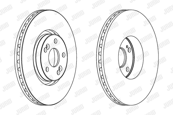 563025J-1 JURID Тормозной диск (фото 1)