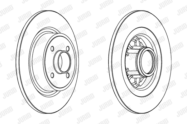563035JC-1 JURID Тормозной диск (фото 1)