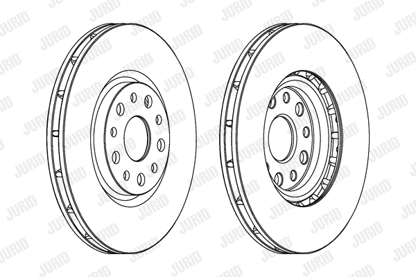 563036JC JURID Тормозной диск (фото 1)