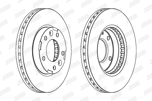 563039JC JURID Тормозной диск (фото 1)