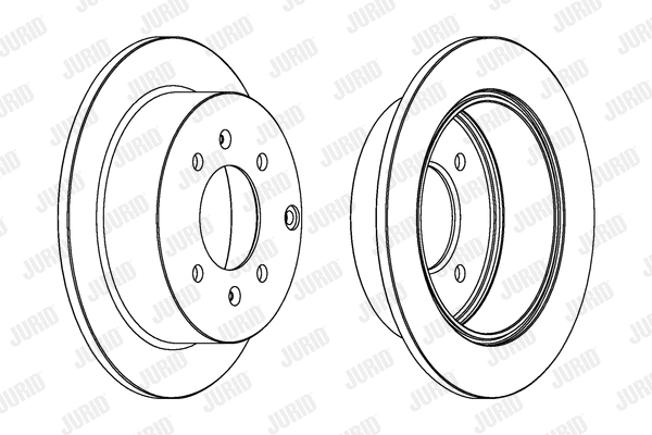 563042JC JURID Тормозной диск (фото 1)