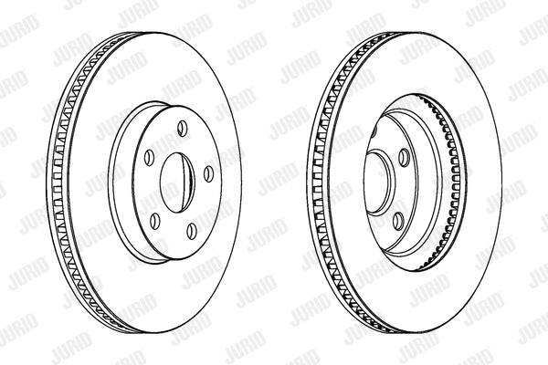 563051JC JURID Тормозной диск (фото 1)
