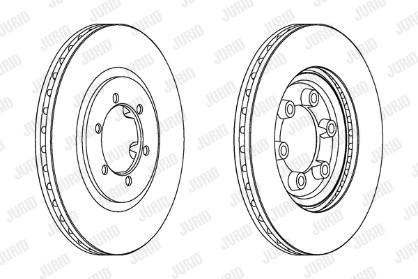 563053JC JURID Тормозной диск (фото 1)
