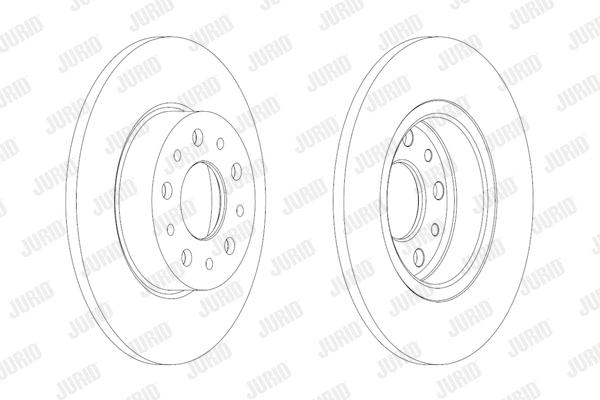 563064JC JURID Тормозной диск (фото 1)