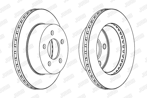563068JC JURID Тормозной диск (фото 1)