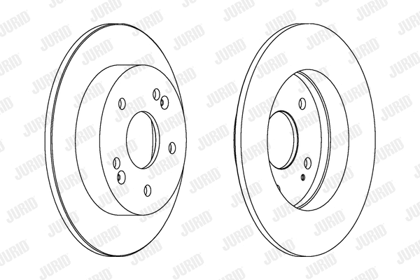 563071JC JURID Тормозной диск (фото 1)