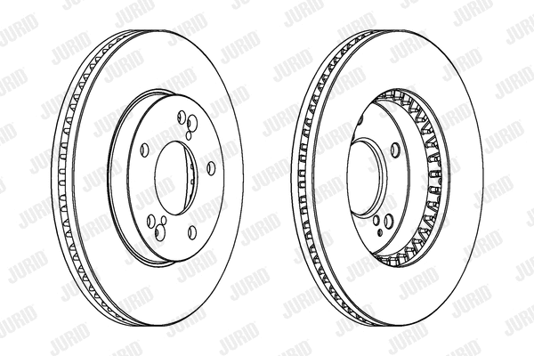 563076JC JURID Тормозной диск (фото 1)