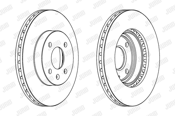 563081JC JURID Тормозной диск (фото 1)