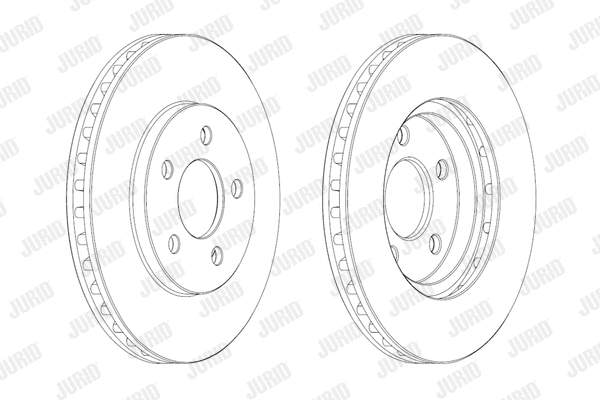 563084JC JURID Тормозной диск (фото 1)