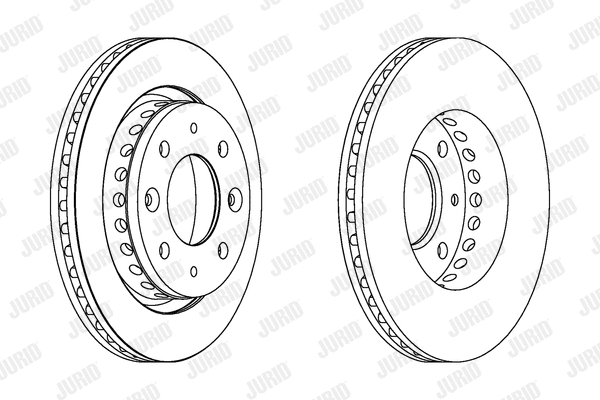 563087JC JURID Тормозной диск (фото 1)