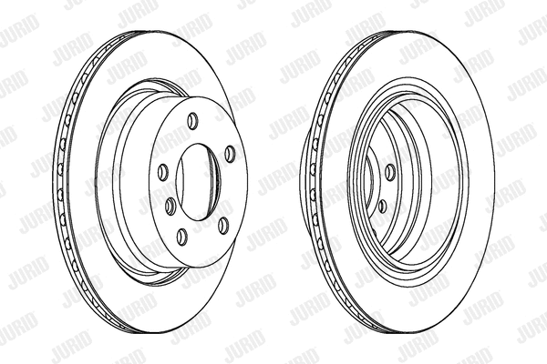 563096JC JURID Тормозной диск (фото 1)