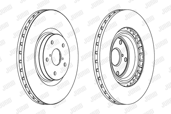 563104JC-1 JURID Тормозной диск (фото 1)