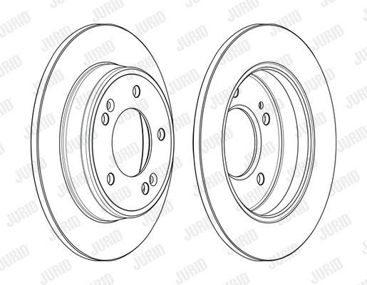 563110JC-1 JURID Тормозной диск (фото 2)