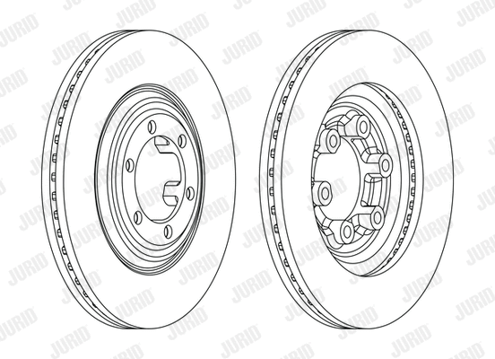 563111JC JURID Тормозной диск (фото 1)