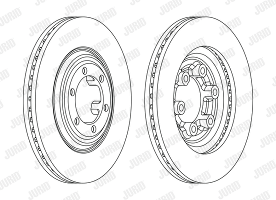 563111JC-1 JURID Тормозной диск (фото 1)