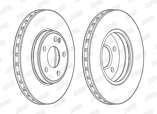 563114JC-1 JURID Тормозной диск (фото 1)