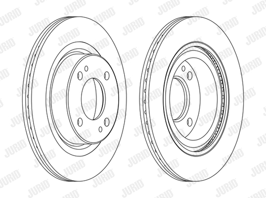 563121JC JURID Тормозной диск (фото 1)
