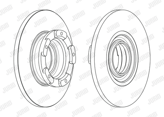 563125JC-1 JURID Тормозной диск (фото 1)