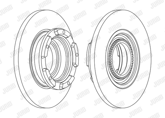 563126JC-1 JURID Тормозной диск (фото 1)