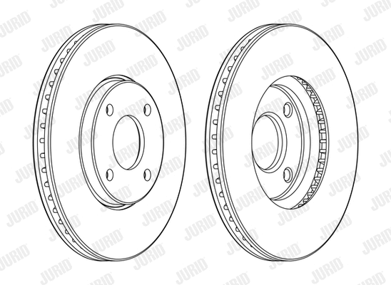 563132JC JURID Тормозной диск (фото 1)