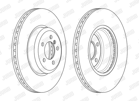 563133JC-1 JURID Тормозной диск (фото 1)