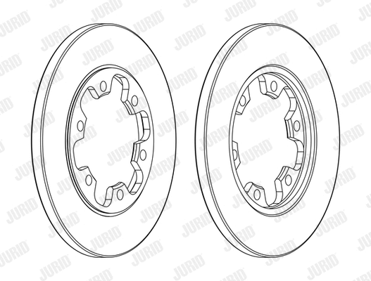 563139JC-1 JURID Тормозной диск (фото 1)