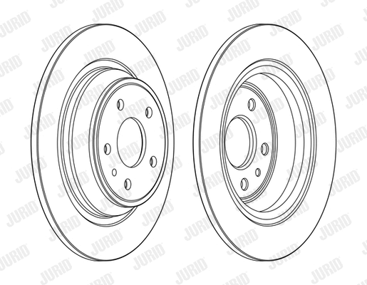 563155JC JURID Тормозной диск (фото 1)