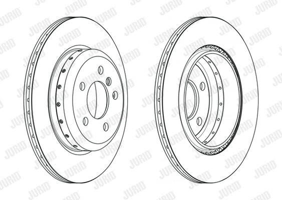 563156JVC-1 JURID Тормозной диск (фото 1)