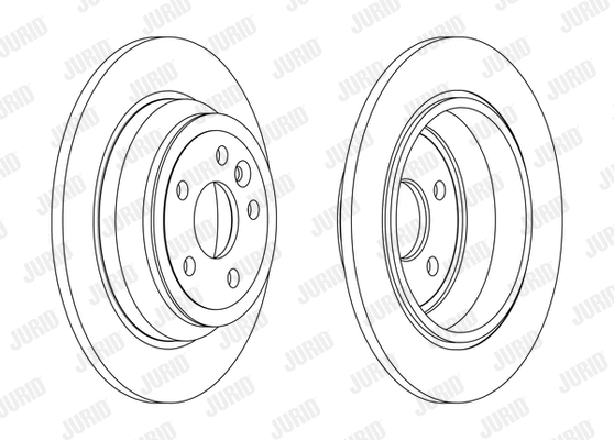 563184JC-1 JURID Тормозной диск (фото 1)