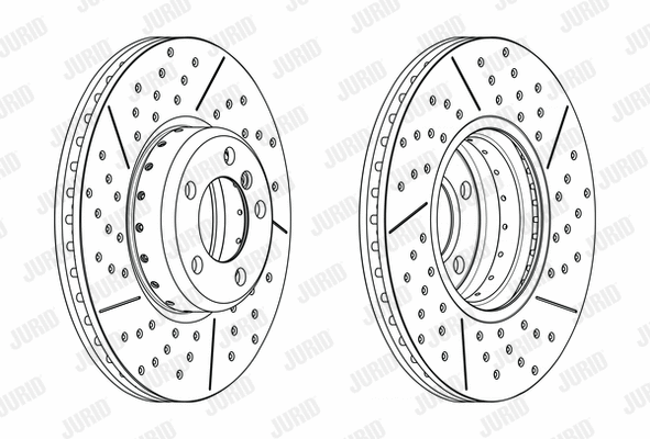 563199JVC-1 JURID Тормозной диск (фото 1)