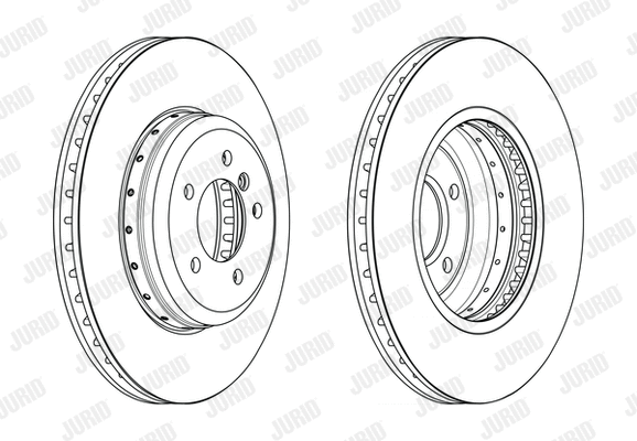 563201JVC-1 JURID Тормозной диск (фото 1)