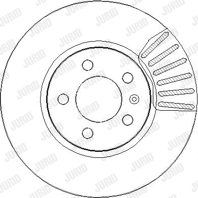563228JC-1 JURID Тормозной диск (фото 1)