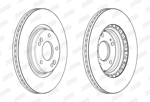 563231JC-1 JURID Тормозной диск (фото 1)
