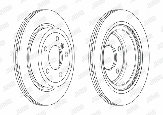 563233JC JURID Тормозной диск (фото 1)