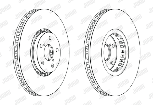 563238JC-1 JURID Тормозной диск (фото 1)