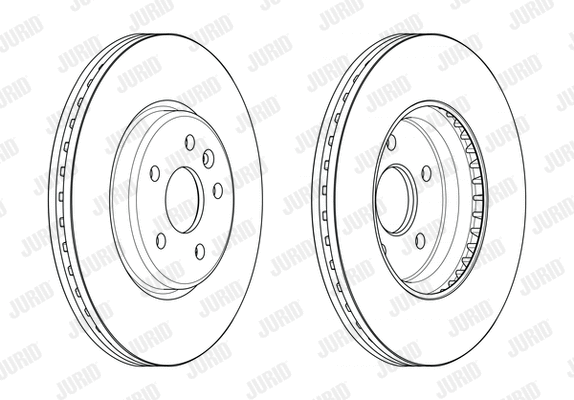 563246JC JURID Тормозной диск (фото 1)